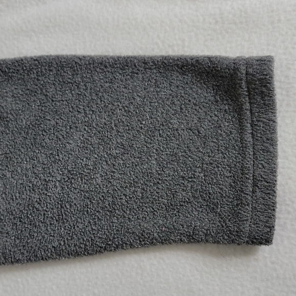 Lands' End Women's Gray Zip Up Fleece Sweater, S - Picture 6 of 9